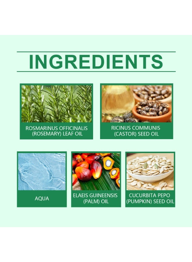 HOEGOA Rosemary Oil Hair Treatment - Strengthens, Smooths, Nourishes, Repairs, Reduces Frizz, Promotes Hair Growth 50ML - Image 2